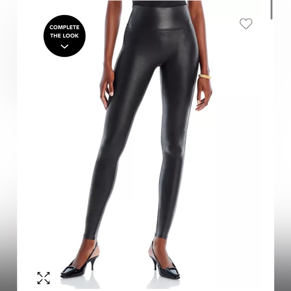 SPANX Faux-Leather Leggings